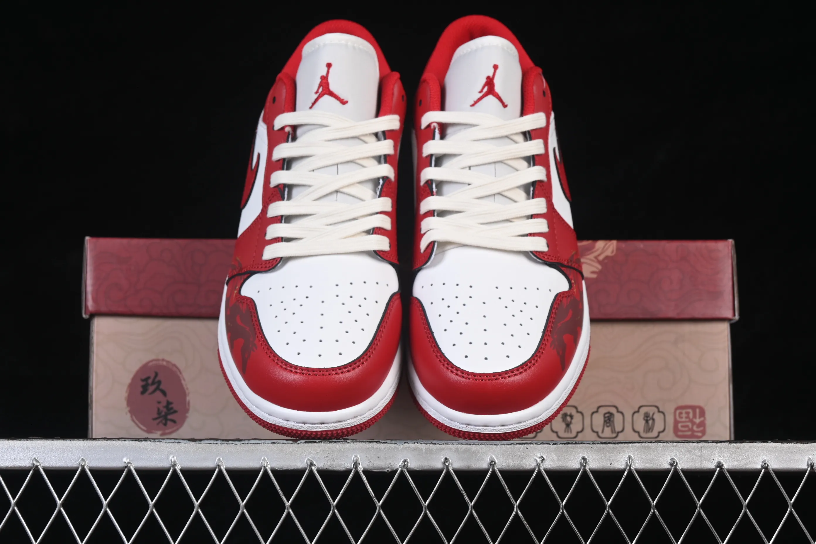 All categories Air Jordan Jordan series basketball shoes Air Jordan 1 Low Air Jordan 1 Low AJ1 Joe 1 Year of the Horse limited edition low-bang cultural casual sneakers 553558-166
